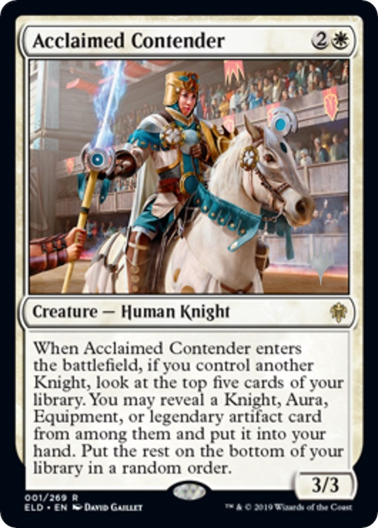 Acclaimed Contender (1) (Promo Pack: Throne of Eldraine)