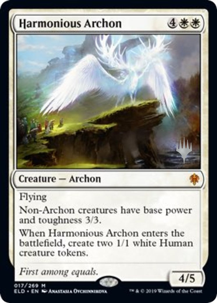 Harmonious Archon (17) (Promo Pack: Throne of Eldraine)
