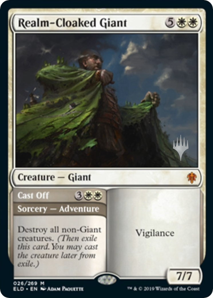 Realm-Cloaked Giant (26) (Promo Pack: Throne of Eldraine)