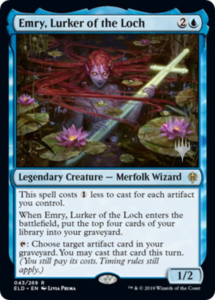 Emry, Lurker of the Loch (43) (Promo Pack: Throne of Eldraine)