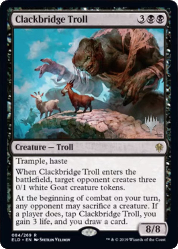 Clackbridge Troll (84) (Promo Pack: Throne of Eldraine)
