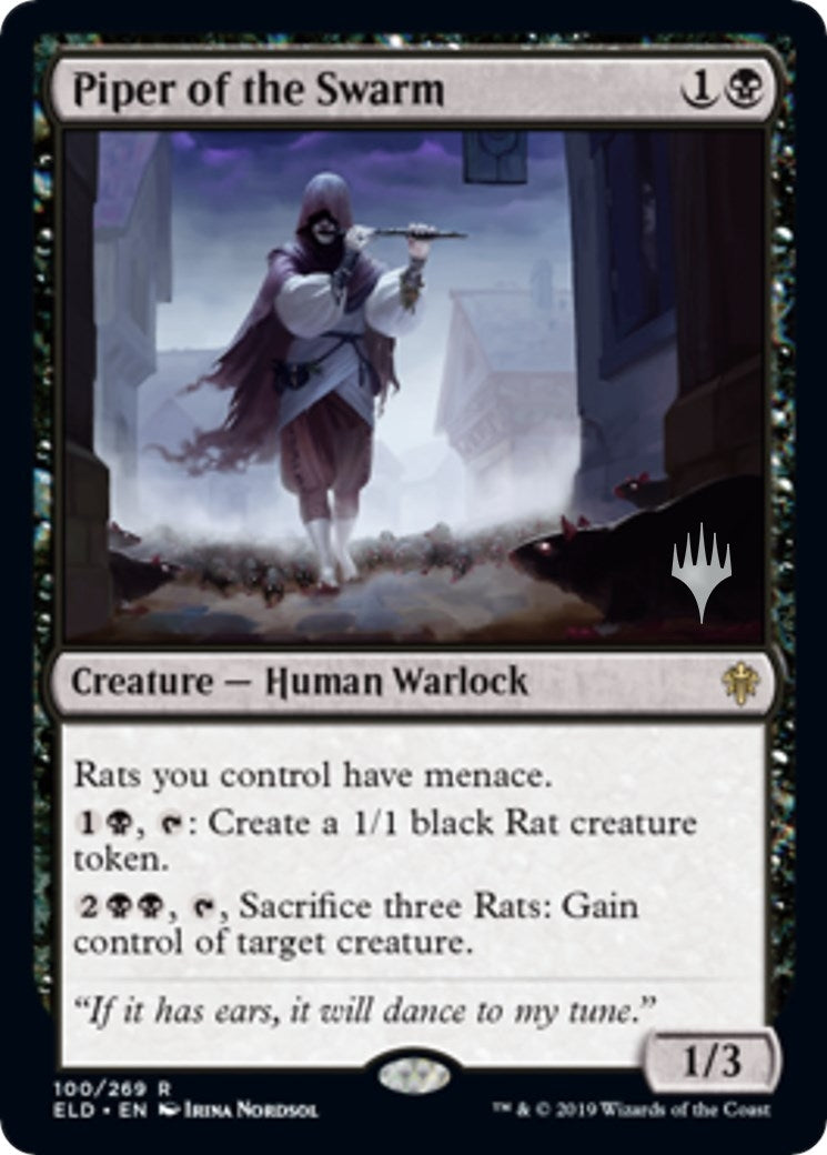 Piper of the Swarm (100) (Promo Pack: Throne of Eldraine)