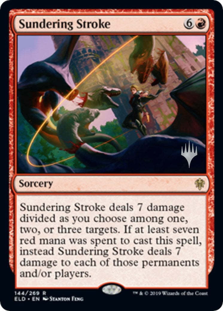 Sundering Stroke (144) (Promo Pack: Throne of Eldraine)