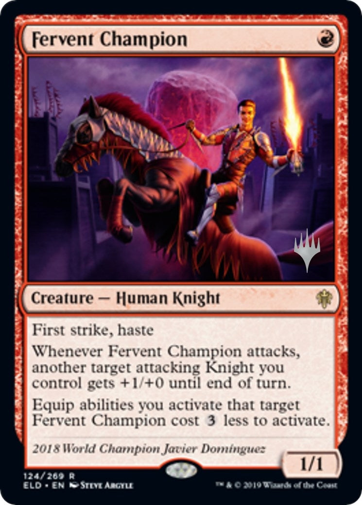 Fervent Champion (124) (Promo Pack: Throne of Eldraine)