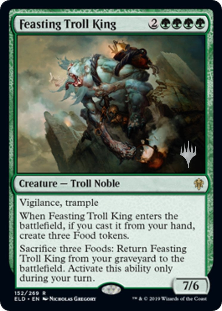 Feasting Troll King (152) (Promo Pack: Throne of Eldraine)