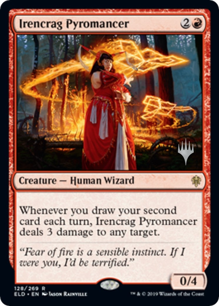 Irencrag Pyromancer (128) (Promo Pack: Throne of Eldraine)