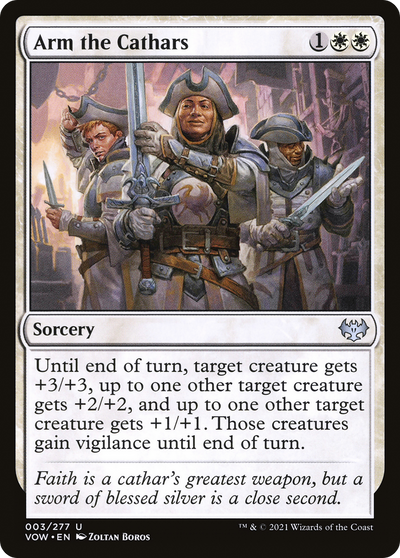 Arm the Cathars (3) (Innistrad: Crimson Vow)