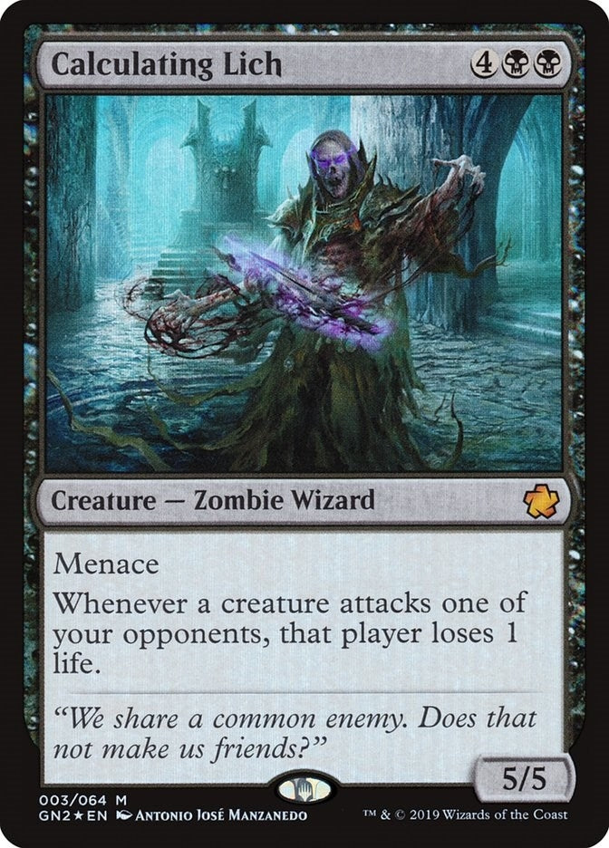 Calculating Lich (3) (Magic Game Night 2019)