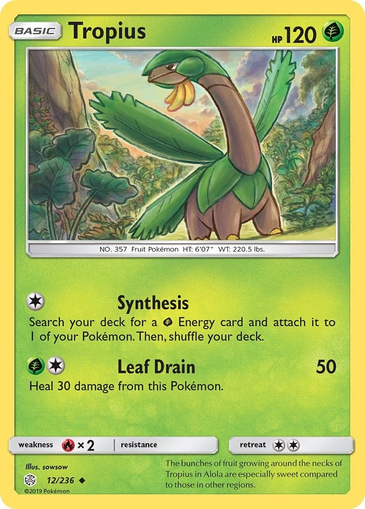 Image for Tropius (12/236) (SM - Cosmic Eclipse) - Pokemon