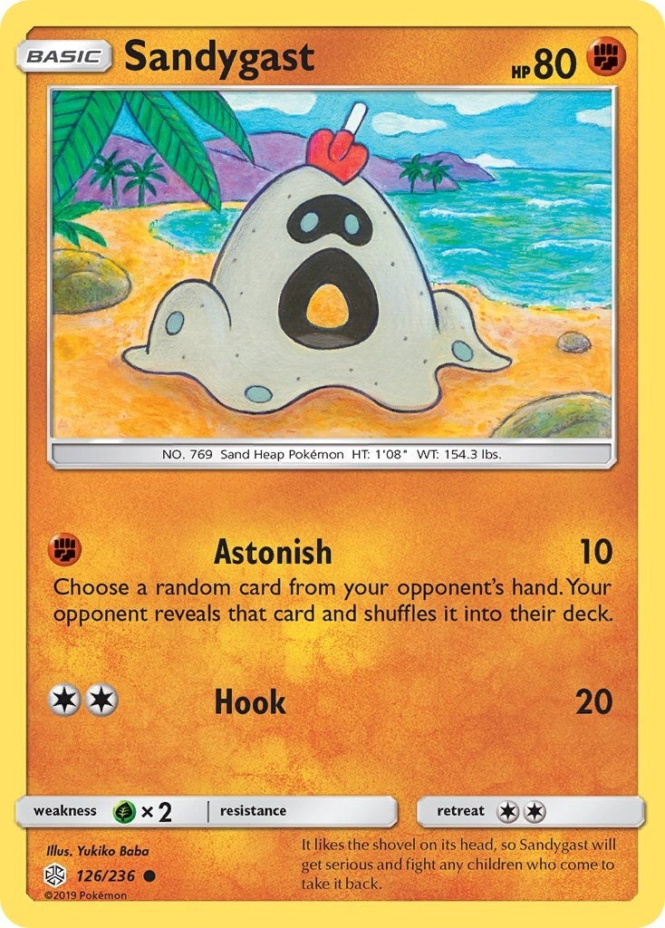Image for Sandygast (126/236) (SM - Cosmic Eclipse) - Pokemon