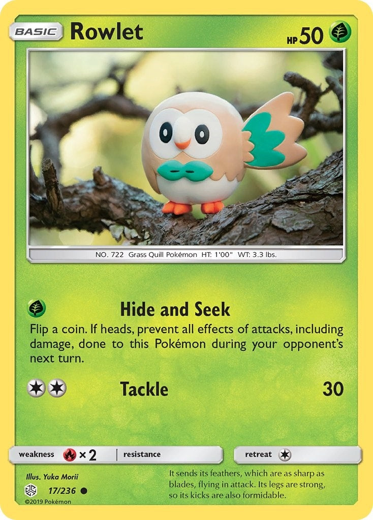 Image for Rowlet (17/236) (SM - Cosmic Eclipse) - Pokemon