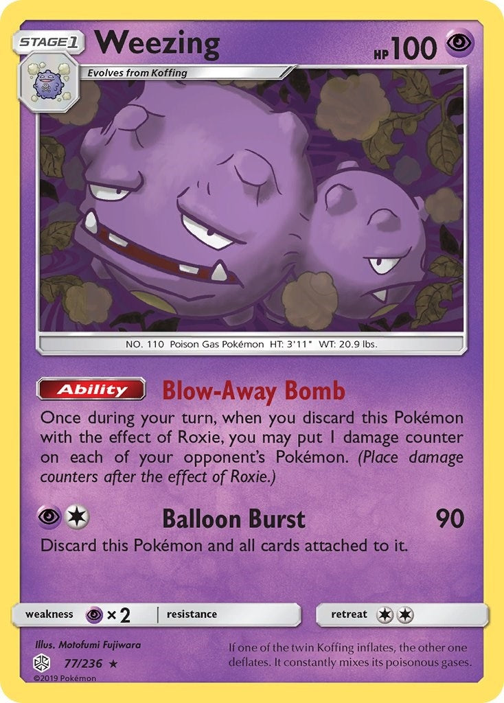 Image for Weezing (77/236) (SM - Cosmic Eclipse) - Pokemon
