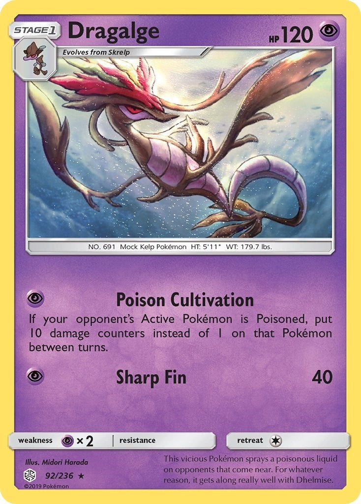 Image for Dragalge (92/236) (SM - Cosmic Eclipse) - Pokemon