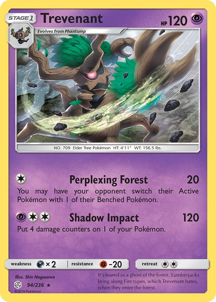 Image for Trevenant (94/236) (SM - Cosmic Eclipse) - Pokemon