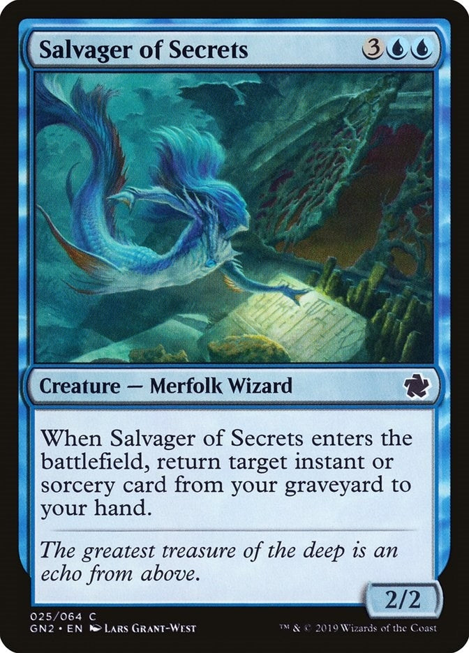 Salvager of Secrets (25) (Magic Game Night 2019)