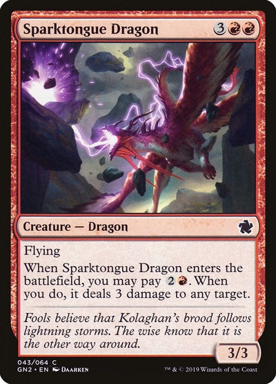 Sparktongue Dragon (43) (Magic Game Night 2019)