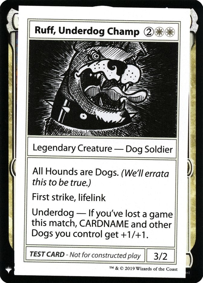 Ruff, Underdog Champ (Mystery Booster: Convention Edition Exclusives)