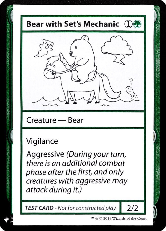 Bear with Set's Mechanic (Mystery Booster: Convention Edition Exclusives)