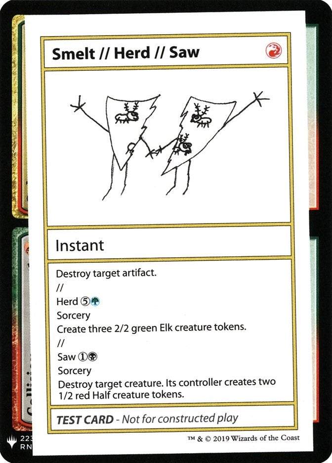 Smelt // Herd // Saw (Mystery Booster: Convention Edition Exclusives)
