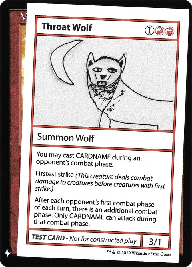 Throat Wolf (Mystery Booster: Convention Edition Exclusives)