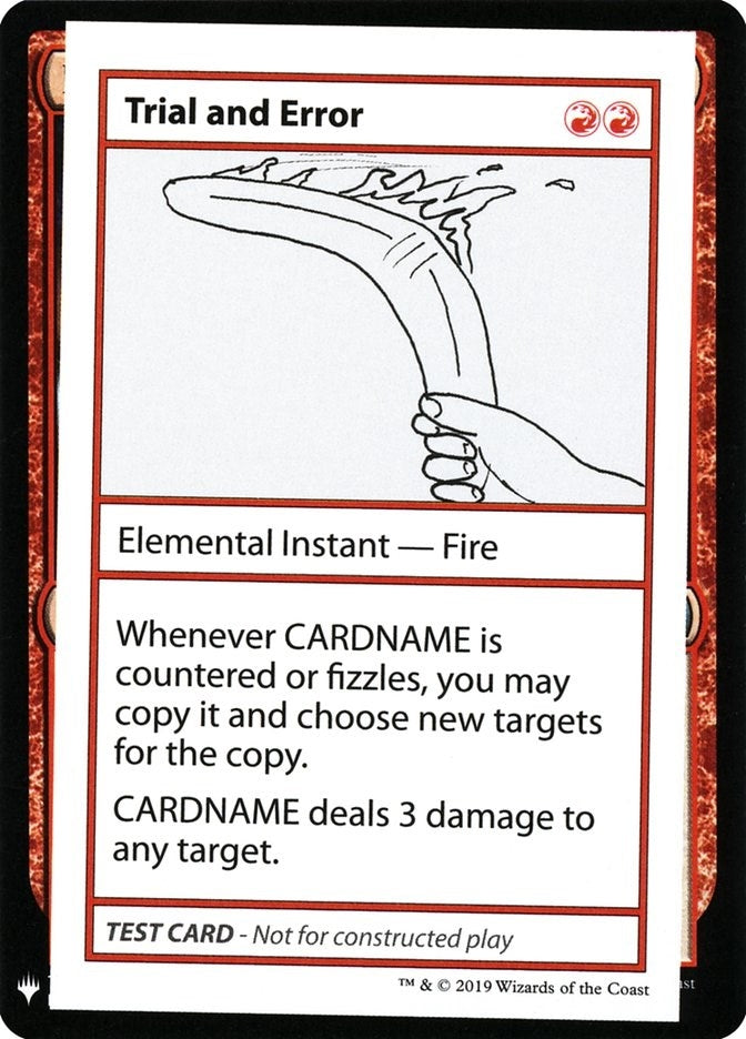 Trial and Error (Mystery Booster: Convention Edition Exclusives)