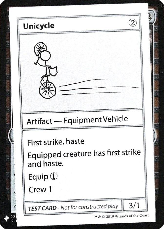 Unicycle (Mystery Booster: Convention Edition Exclusives)