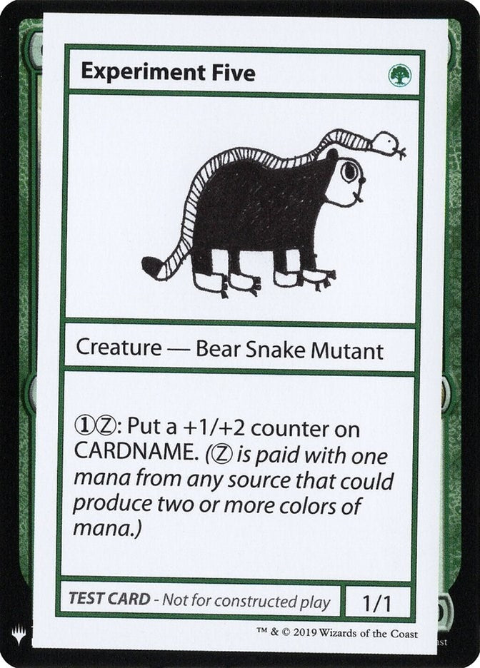 Experiment Five (Mystery Booster: Convention Edition Exclusives)