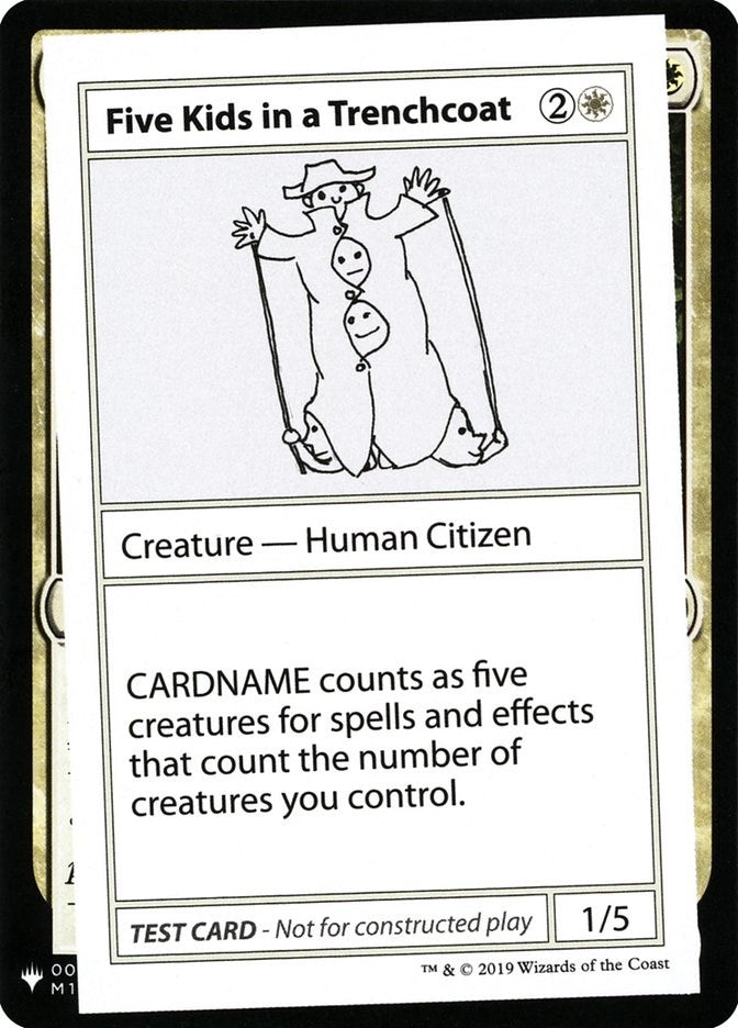 Five Kids in a Trenchcoat (Mystery Booster: Convention Edition Exclusives)