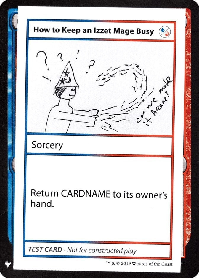 How to Keep an Izzet Mage Busy (Mystery Booster: Convention Edition Exclusives)