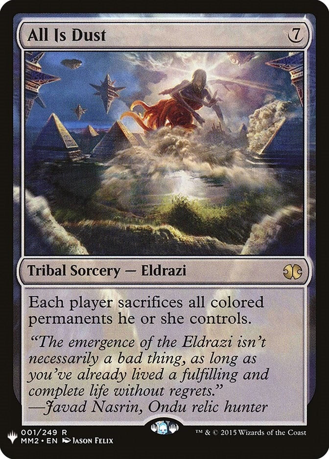All Is Dust (1) (The List Reprints)