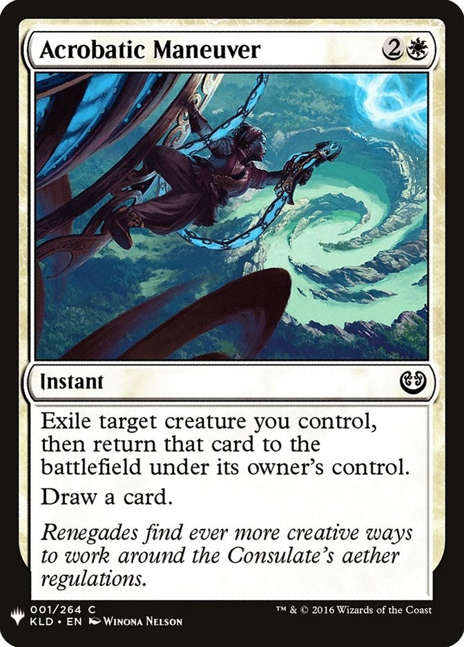 Acrobatic Maneuver (1) (The List Reprints)
