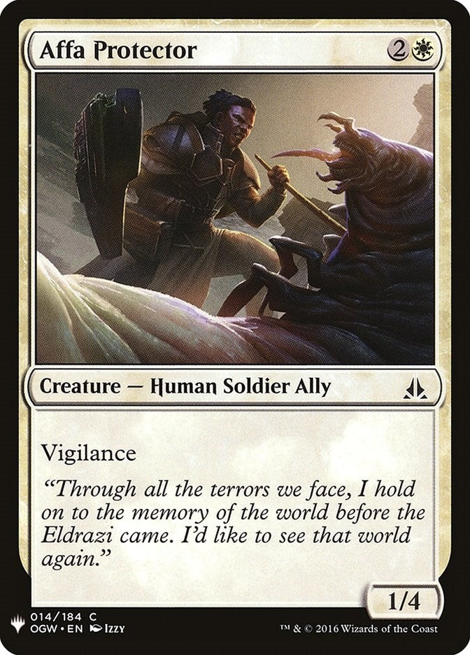 Affa Protector (14) (The List Reprints)