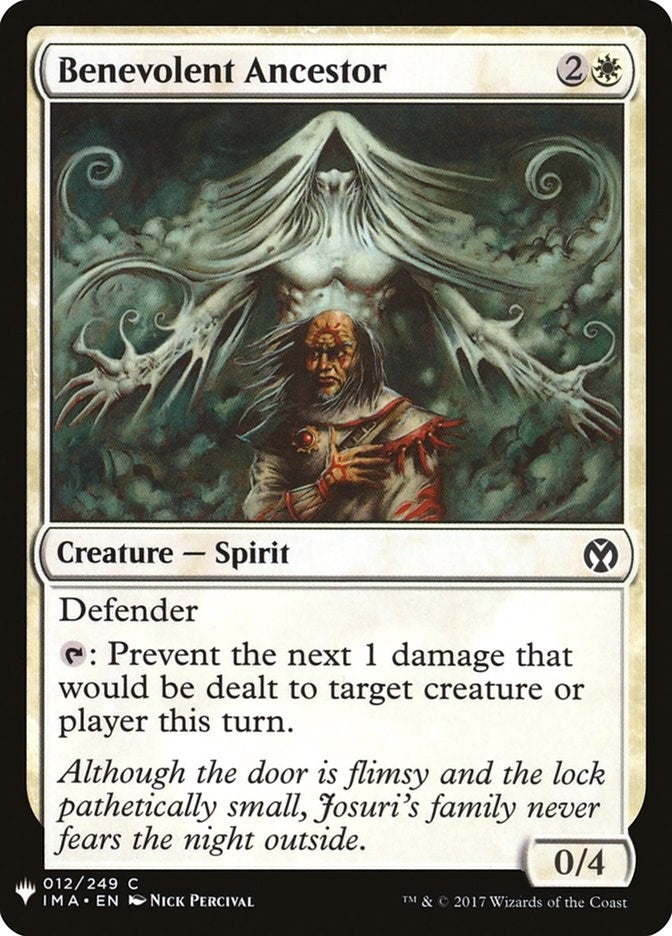 Benevolent Ancestor (12) (The List Reprints)