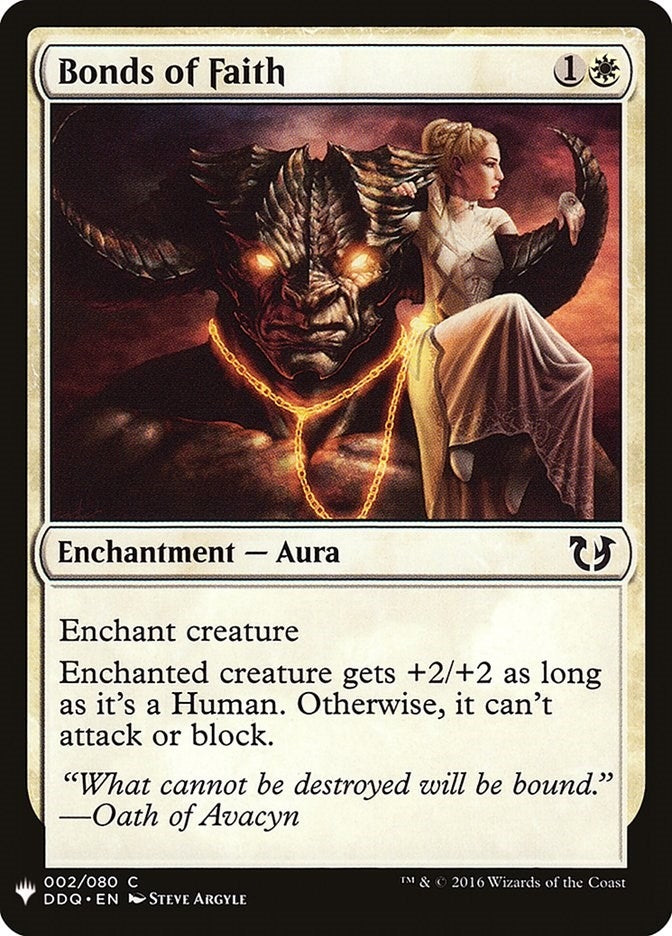 Bonds of Faith (2) (The List Reprints)