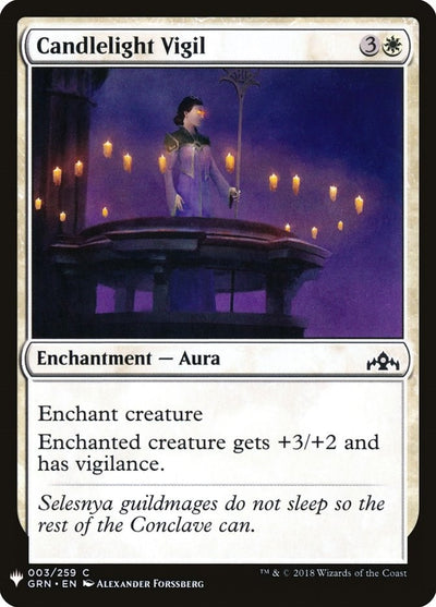 Candlelight Vigil (3) (The List Reprints)