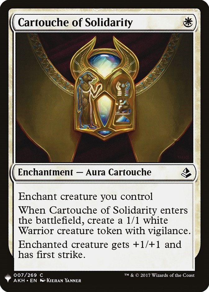 Cartouche of Solidarity (7) (The List Reprints)