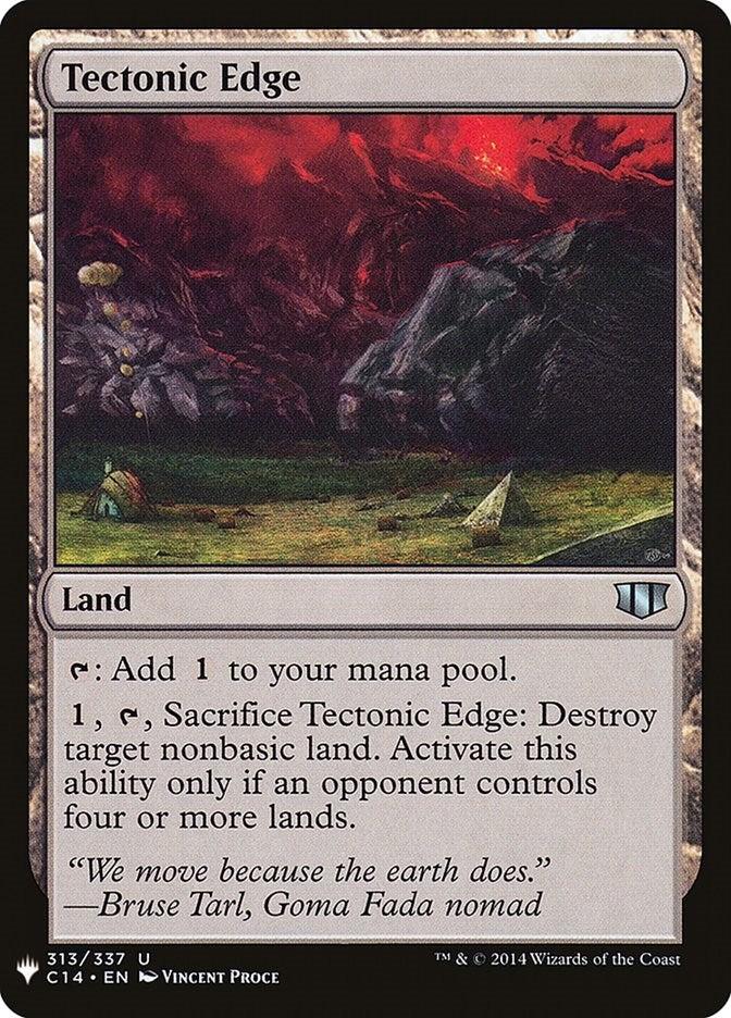 Tectonic Edge (313) (The List Reprints)