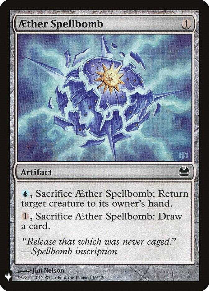 Aether Spellbomb (196) (The List Reprints)