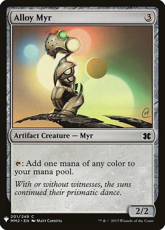 Alloy Myr (201) (The List Reprints)