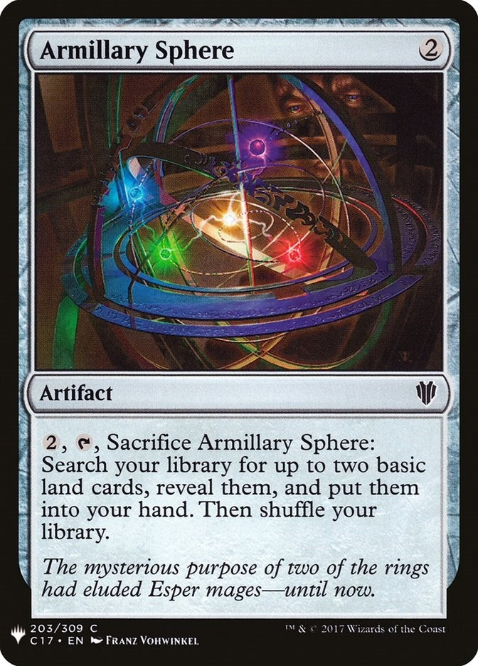 Armillary Sphere (203) (The List Reprints)