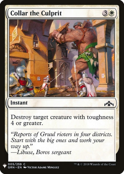 Collar the Culprit (5) (The List Reprints)