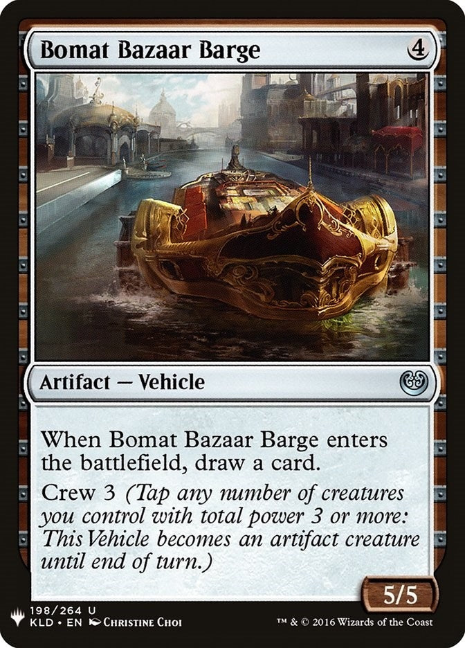 Bomat Bazaar Barge (198) (The List Reprints)
