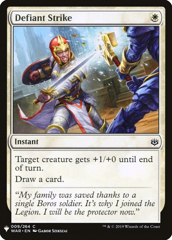Defiant Strike (9) (The List Reprints)
