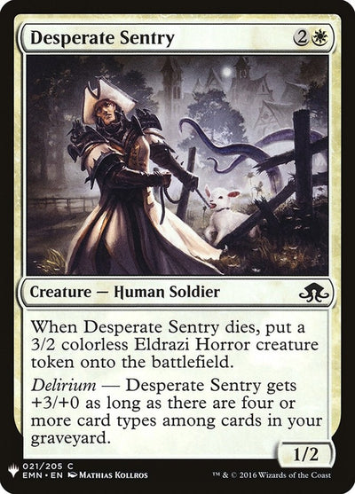 Desperate Sentry (21) (The List Reprints)