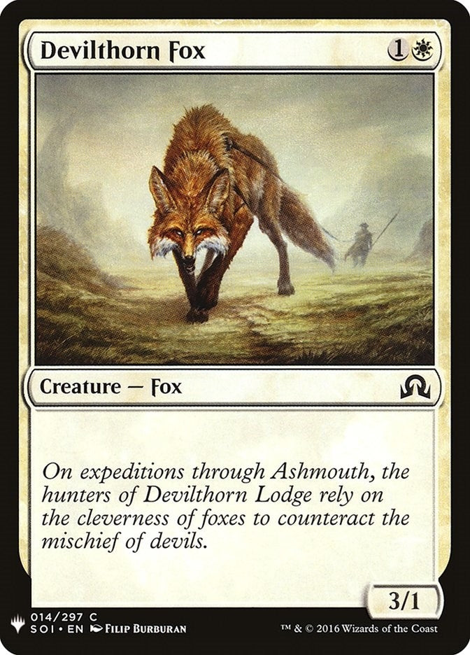 Devilthorn Fox (14) (The List Reprints)