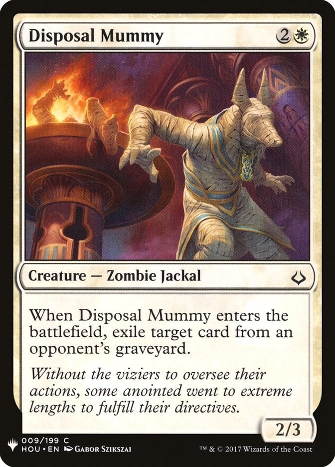 Disposal Mummy (9) (The List Reprints)