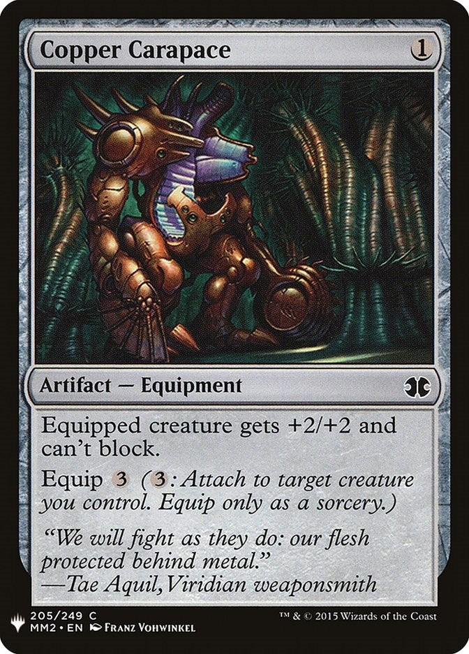 Copper Carapace (205) (The List Reprints)