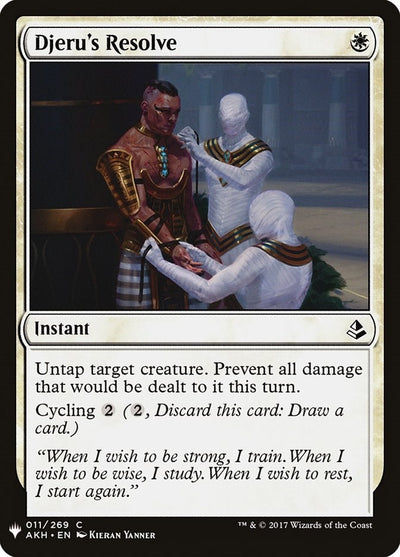Djeru's Resolve (11) (The List Reprints)