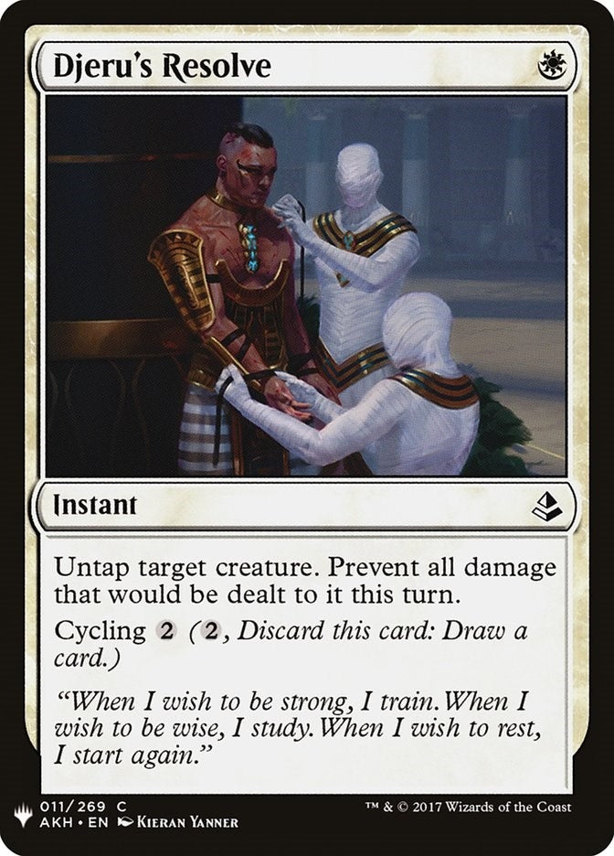 Djeru's Resolve (11) (The List Reprints)