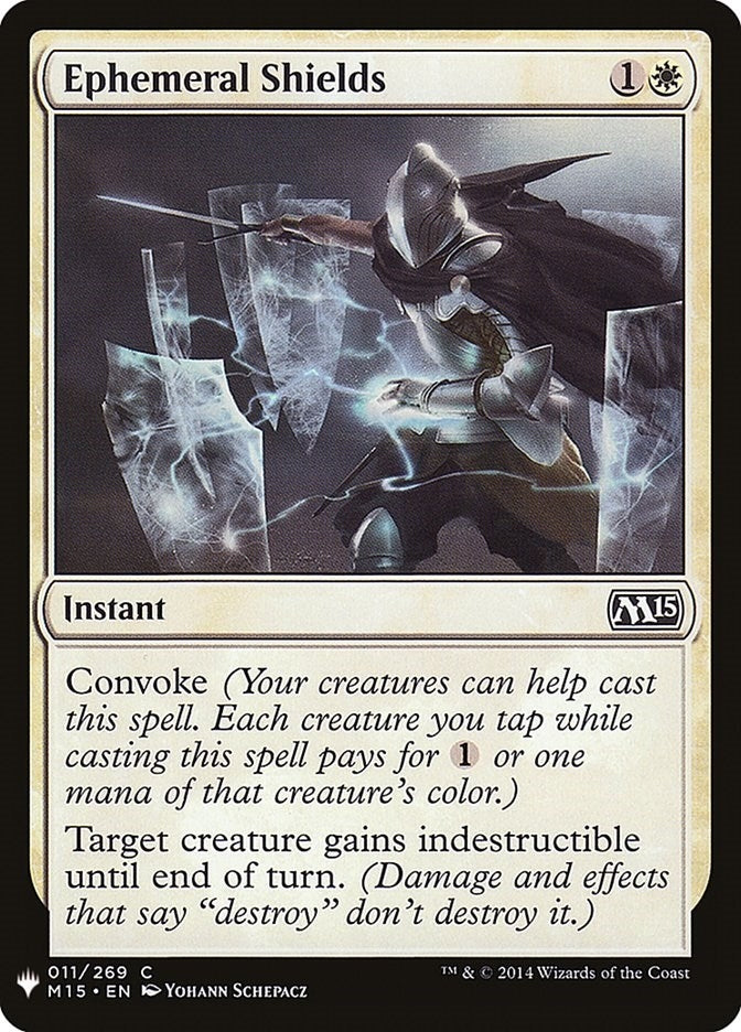 Ephemeral Shields (11) (The List Reprints)
